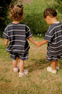 Navy Stripe Set