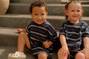 Navy Stripe Set