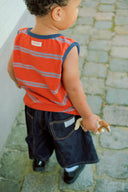 Indigo Bermuda Pants